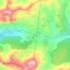 Mapa topográfico La Raya, altitud, relieve
