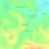 Mapa topográfico Cavalo Russo, altitud, relieve