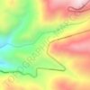 Mapa topográfico Incahuasi, altitud, relieve