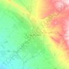 Mapa topográfico كركوك, altitud, relieve