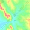 Mapa topográfico Táliga, altitud, relieve