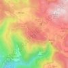 Mapa topográfico Mizarela, altitud, relieve