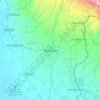 Mapa topográfico Tapachula, altitud, relieve