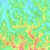 Mapa topográfico Lari, altitud, relieve