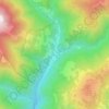 Mapa topográfico Setcases, altitud, relieve