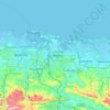 Mapa topográfico Río Piedras, altitud, relieve