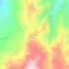 Mapa topográfico Cushuro, altitud, relieve