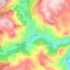 Mapa topográfico Ludiente, altitud, relieve