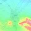 Mapa topográfico Monclova, altitud, relieve