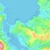 Mapa topográfico Bastiagueiro, altitud, relieve
