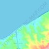 Mapa topográfico Cancas, altitud, relieve