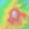 Mapa topográfico Pico Bonito, altitud, relieve