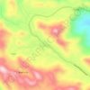 Mapa topográfico Assunção, altitud, relieve