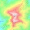 Mapa topográfico Mount Kanumay, altitud, relieve