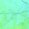 Mapa topográfico Valle Hermoso, altitud, relieve
