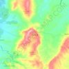 Mapa topográfico Tubará, altitud, relieve
