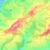 Mapa topográfico Sandy Down, altitud, relieve
