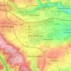 Mapa topográfico Bernhausen, altitud, relieve