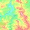 Mapa topográfico Baitoa, altitud, relieve
