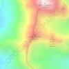Mapa topográfico Cerro Bonete, altitud, relieve
