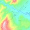 Mapa topográfico Paicol, altitud, relieve