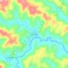 Mapa topográfico Chibunga, altitud, relieve