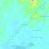 Mapa topográfico Maras Tengah, altitud, relieve