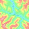 Mapa topográfico Bee, altitud, relieve
