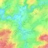 Mapa topográfico La Barre, altitud, relieve