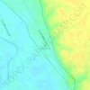 Mapa topográfico عرب الصين, altitud, relieve