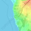 Mapa topográfico Puerto de Acajutla, altitud, relieve