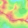 Mapa topográfico Pirineos, altitud, relieve
