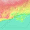 Mapa topográfico Quinte West (city), altitud, relieve