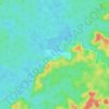 Mapa topográfico Puerto Meluk, altitud, relieve