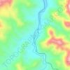 Mapa topográfico San Jacinto, altitud, relieve