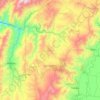Mapa topográfico La Cumbre, altitud, relieve