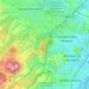Mapa topográfico Atizapán de Zaragoza, altitud, relieve