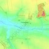 Mapa topográfico Селидове, altitud, relieve