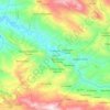 Mapa topográfico Pantelhó, altitud, relieve