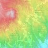 Mapa topográfico Salcoatitán, altitud, relieve