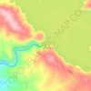 Mapa topográfico Dique La Viña, altitud, relieve
