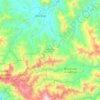 Mapa topográfico Ángel Albino Corzo, altitud, relieve