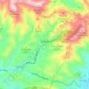 Mapa topográfico Chóvar, altitud, relieve