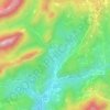 Mapa topográfico Lafare, altitud, relieve