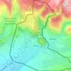 Mapa topográfico Llívia, altitud, relieve