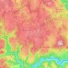 Mapa topográfico 43810, altitud, relieve