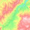 Mapa topográfico Ludo, altitud, relieve