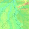 Mapa topográfico Guayaramerín, altitud, relieve
