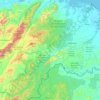 Mapa topográfico Río Patuca, altitud, relieve