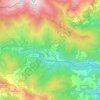 Mapa topográfico Planoles, altitud, relieve
